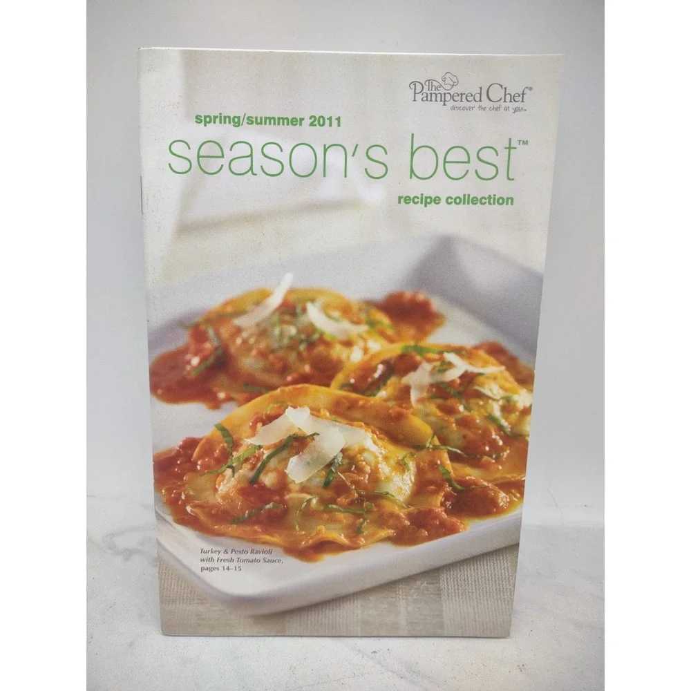 Pampered Chef Seasons Best Recipe Collections Cookbooks Lot of 22+ 1994 to 2019 - Picture 8 of 14